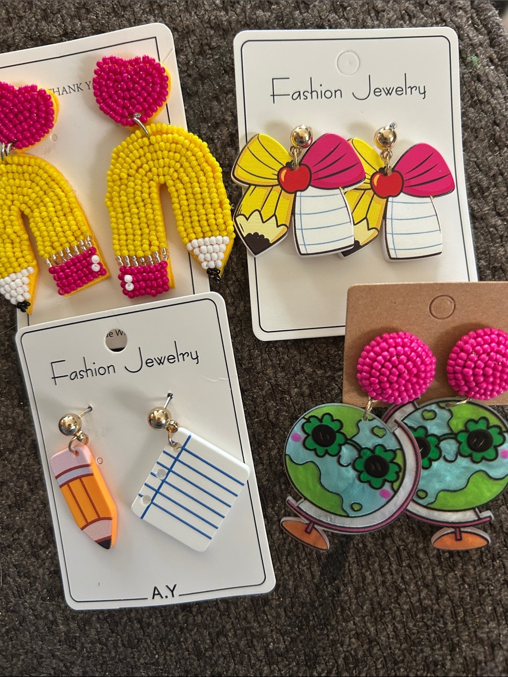 Back to school earring bundle